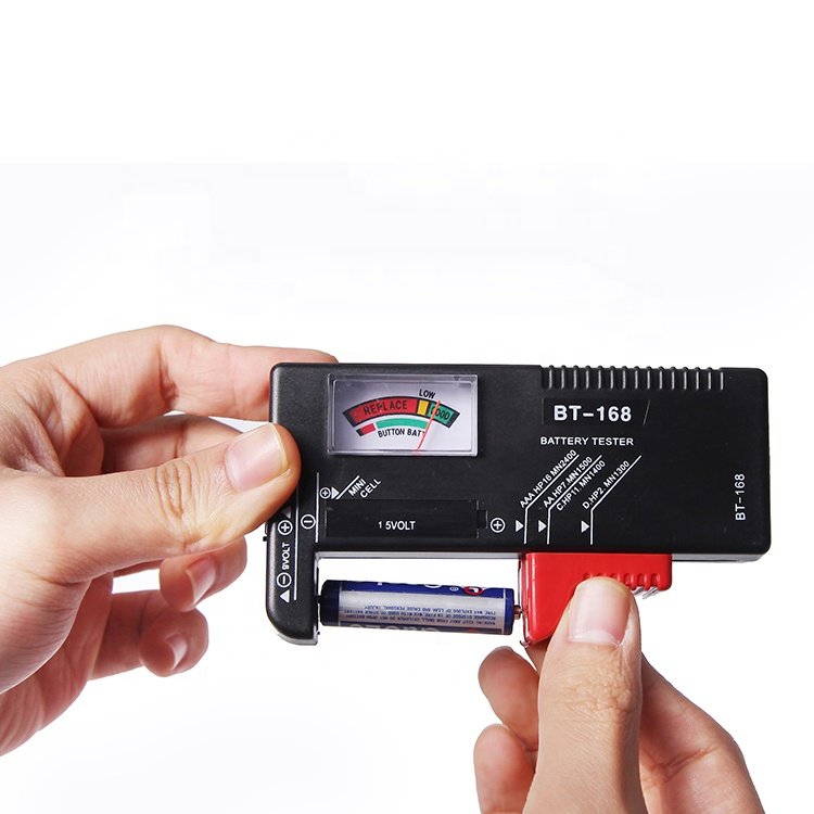 Home Hybrid Digital Battery Tester 2024 China Battery Tester,battery Capacity Tester 110*60*25MM BSUMWELL/OEM 1.5V,9V BT-168 46g