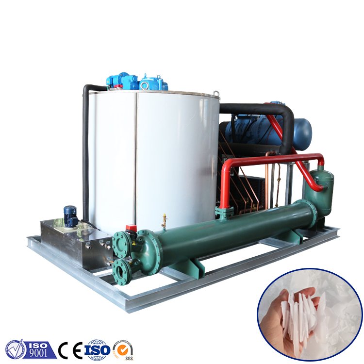 Eternity Industrial Flake Ice Machine Fresh Water Cooling for fishery shipping Dry ice