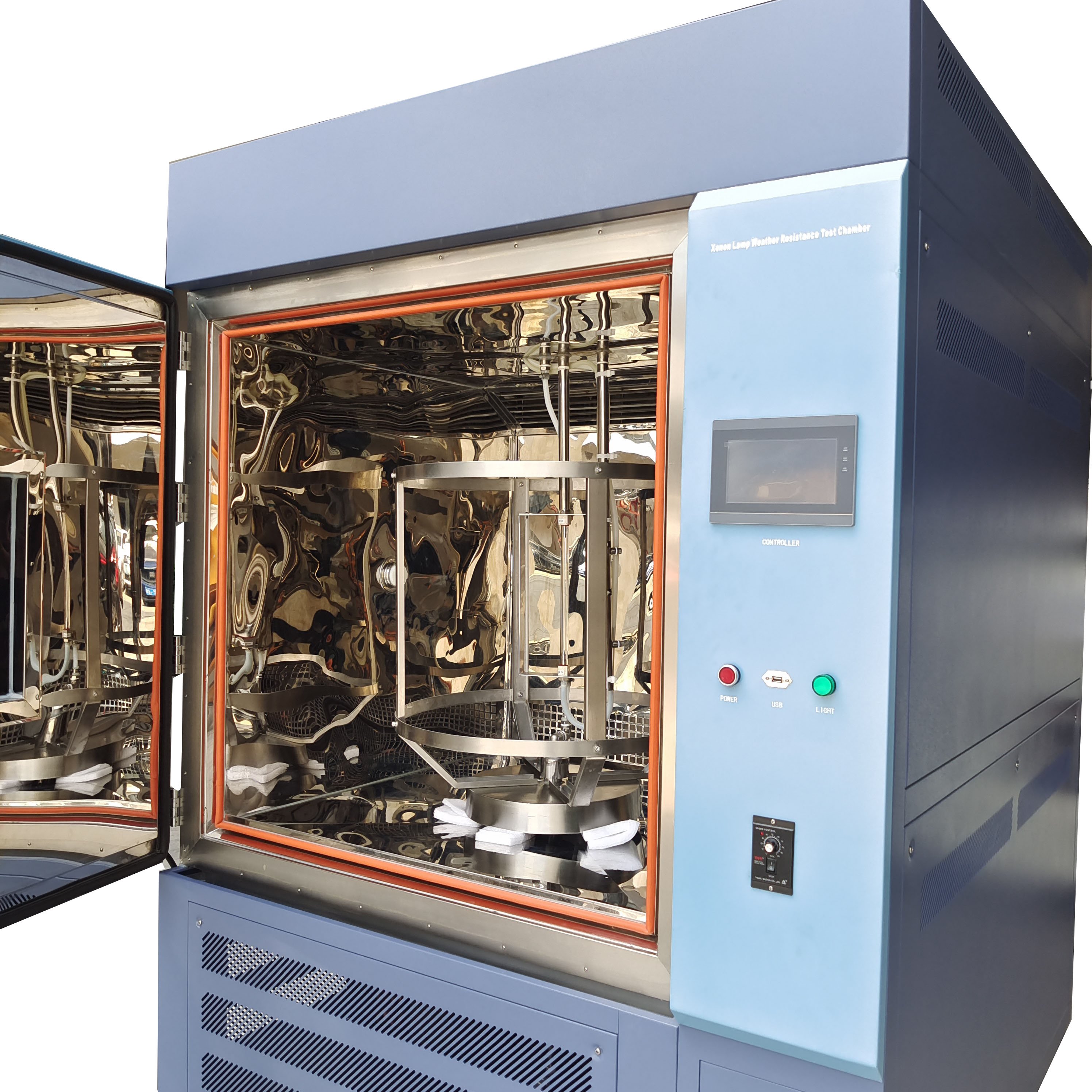 Hongjin Iso4892-2 Stainless Steel Battery Weathering Xenon Lamp Accelerated Aging Test Chamber Environmental Test Machine