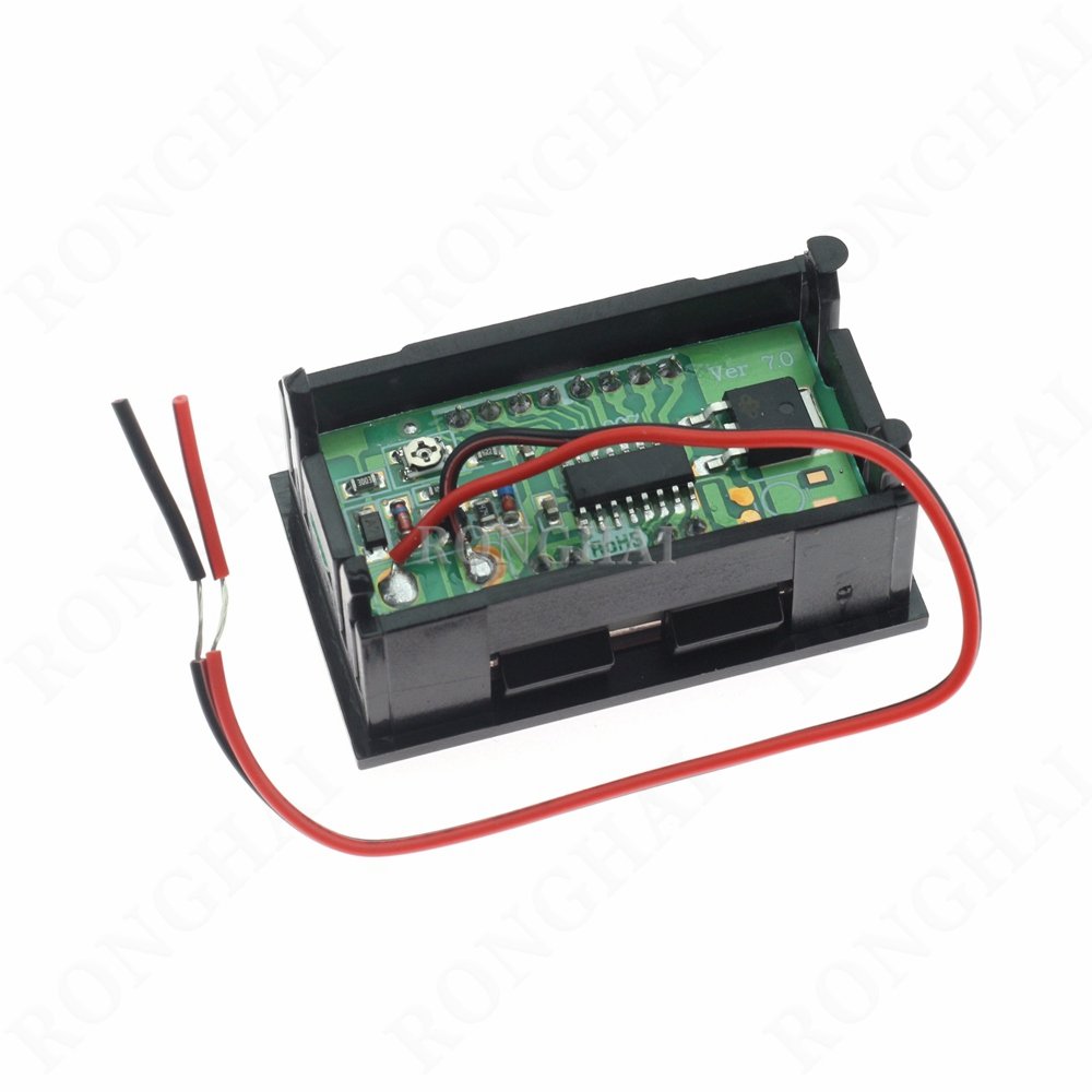 DC 12V-60V 72V 84V Digital Red Lead Acid Battery Capacity Indicator Lead-acid Battery Charge Level LED Voltmeter Tester Meter