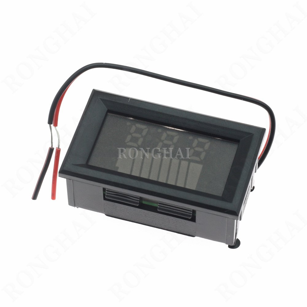 DC 12V-60V 72V 84V Digital Red Lead Acid Battery Capacity Indicator Lead-acid Battery Charge Level LED Voltmeter Tester Meter