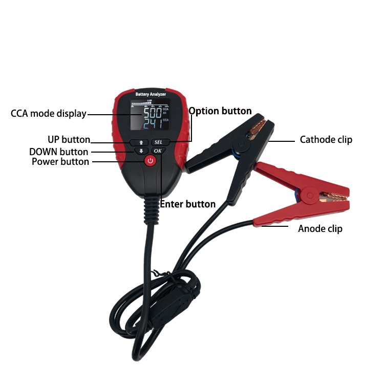Automotive 12v Auto Battery Tester Car Diagnostic Tool