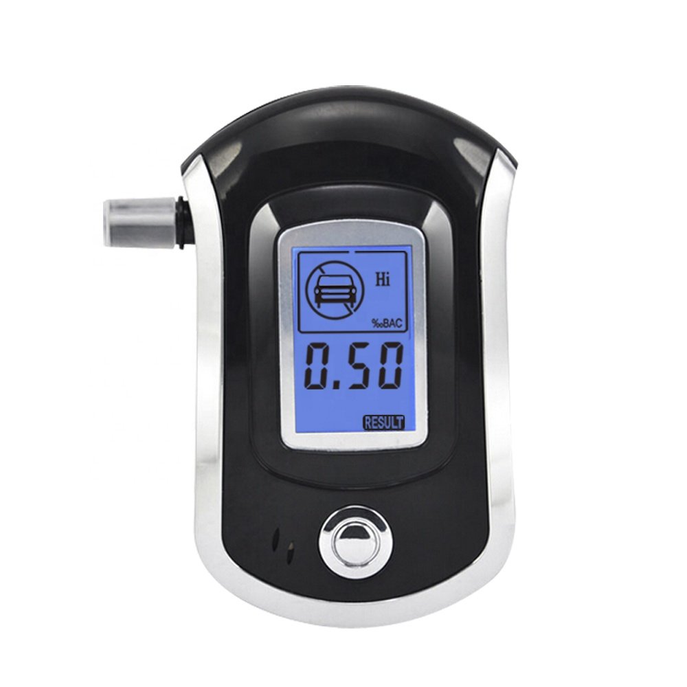 High Quality AT6000 Semiconductor Sensor Mini Portable Alcohol Tester breath analyzer