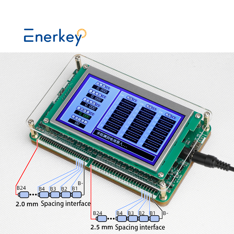 1S-24S Lithium Battery Pack Single Cell Measurement Series String Voltage Measuring Instrument Identify Tester Li-ion Lifepo4