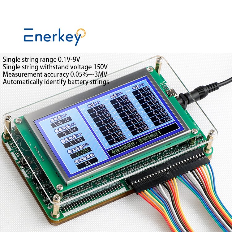 1S-24S Lithium Battery Pack Single Cell Measurement Series String Voltage Measuring Instrument Identify Tester Li-ion Lifepo4