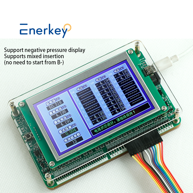 1S-24S Lithium Battery Pack Single Cell Measurement Series String Voltage Measuring Instrument Identify Tester Li-ion Lifepo4