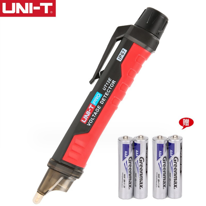 UNI-T UT12E 1000V LED Buzzer IP67 Voltage Detector voltage tester Electric test pen voltage pen