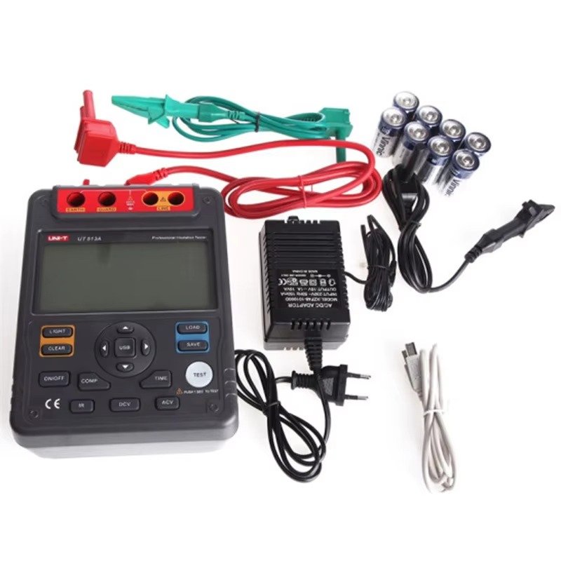 UNI-T Digital Insulation Resistance Tester UT513A AC DC Voltmeter 5000V Automatic Range Digital megohmmeter