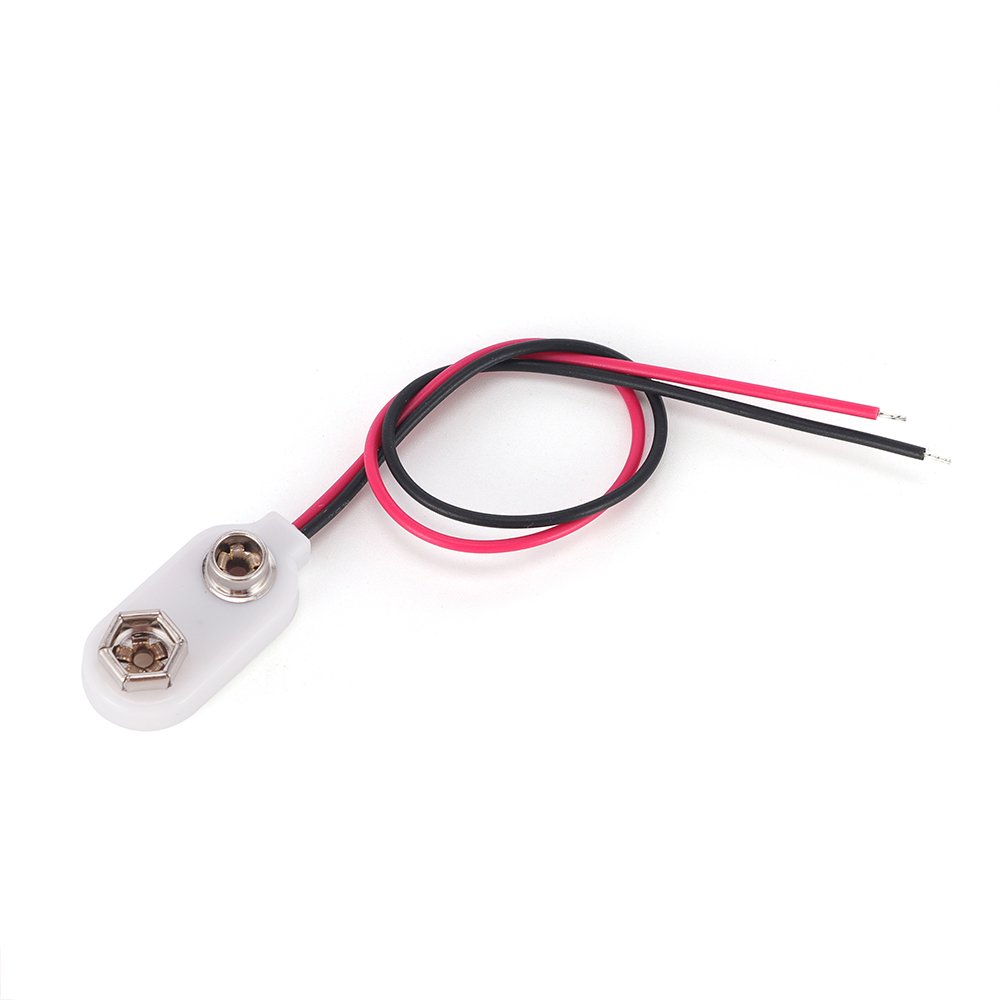 Security 9V Battery Terminal Clip With T-Shaped Hard Shell For Reliable Instrument Tester Connections