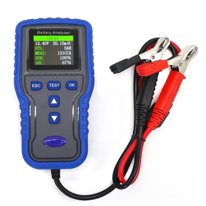 wholesaleTM2020A12V 24V Car Motorcycle Digital Car Battery Analyzer Tester Starting System 100-2000CCA Load Tester Color display