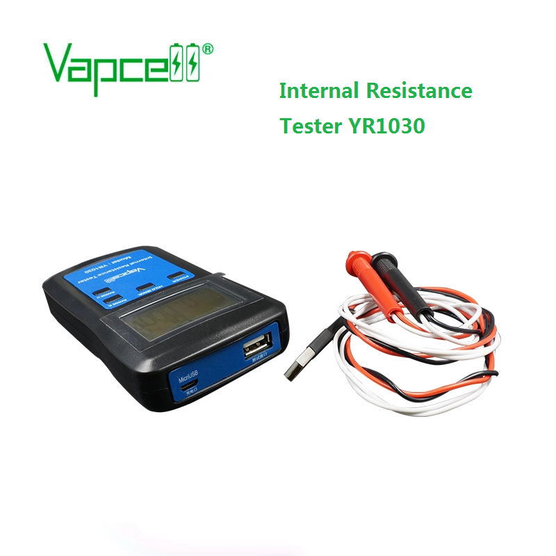 Mooch test YR1030 Resistance Voltage internal resistance Tester battery vapcell YR1030 tester lithium battery YR1030 tested
