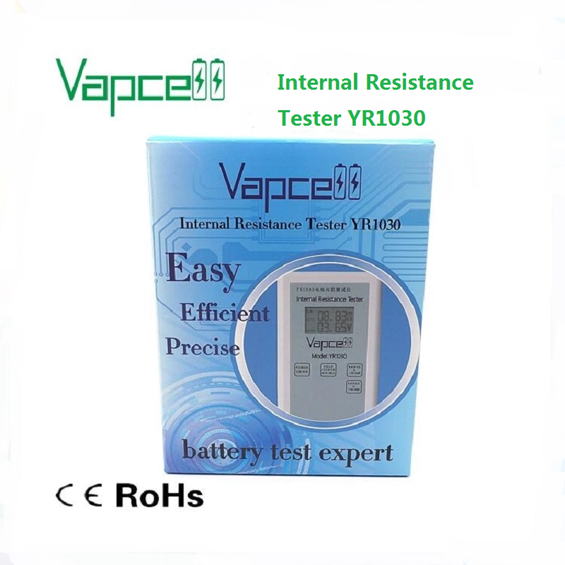 Mooch test YR1030 Resistance Voltage internal resistance Tester battery vapcell YR1030 tester lithium battery YR1030 tested