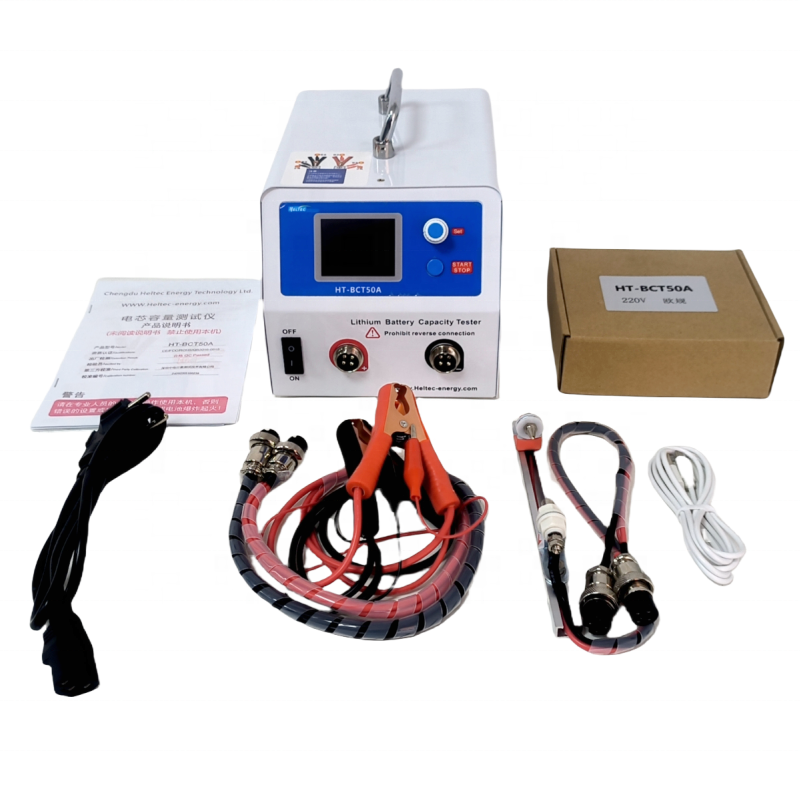 Single Channel 50A Charging & Discharging Current Adjustable Machine Lithium Battery Capacity Tester Lead Acid Battery Analyzer