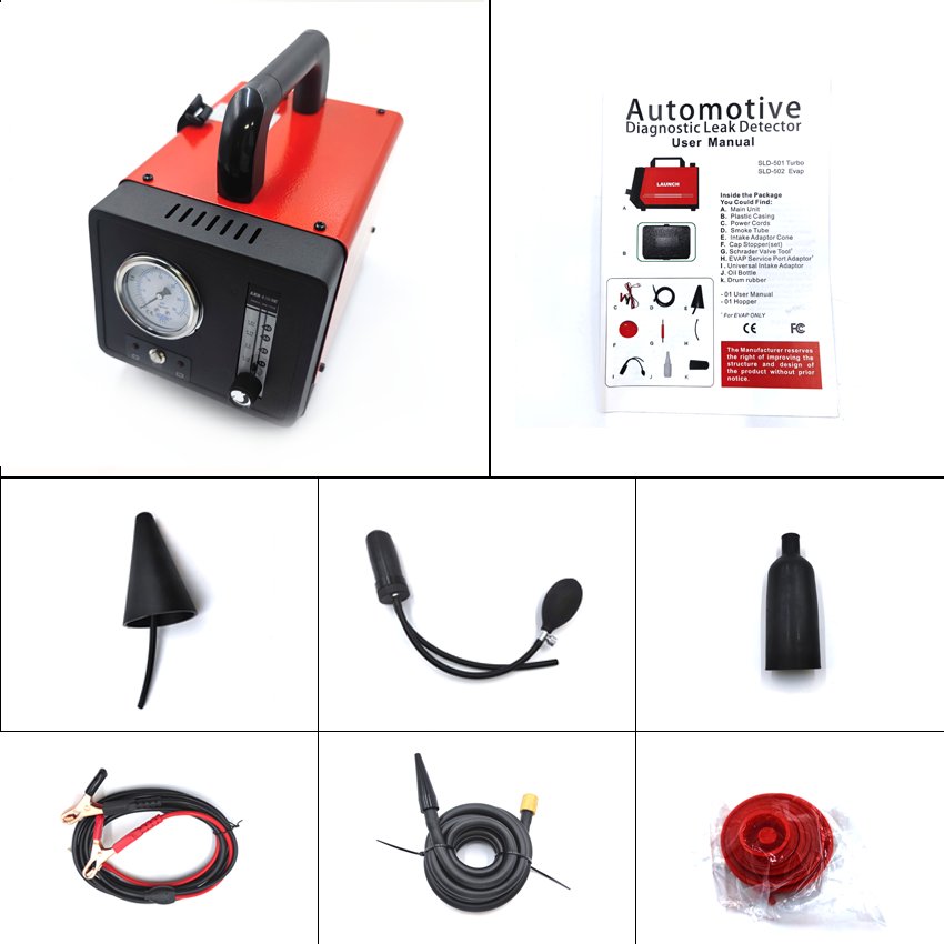 LAUNCH SLD501 SLD302 SLD301 Automotive Smoke Leak Detector For EVAP Or Turbo Engine Diagnostics