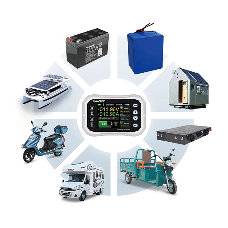 KH110F DC 120V 100A Battery Tester Monitor Bluetooth Voltage Current VA Capacity Indicator Voltmeter Ammeter Coulombmeter
