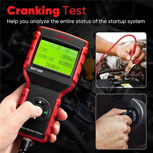 LAUNCH BST-500 BST500 12V 24V Car Battery Tester Diagnostic Tool Cranking and Charging System Test take place of bst-360 bst-560