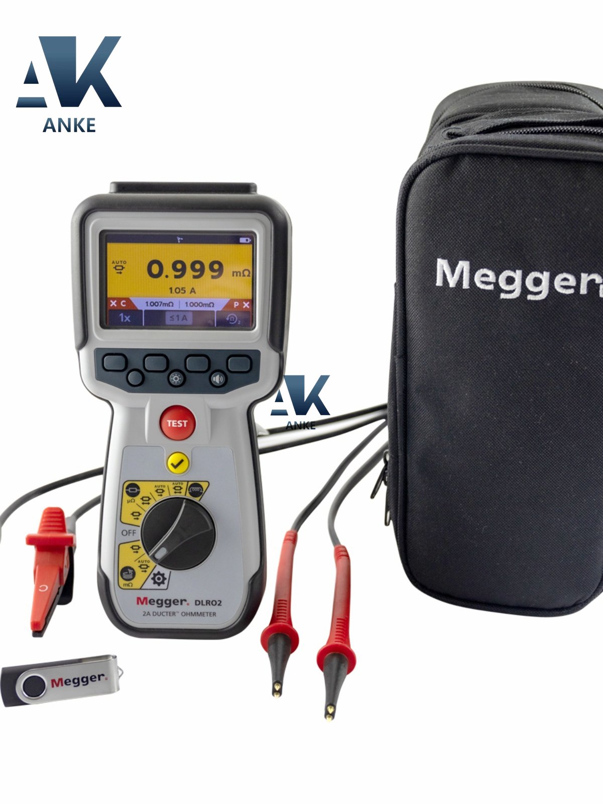 Megger DLRO2 2A LOW RESISTANCE OHMMETER