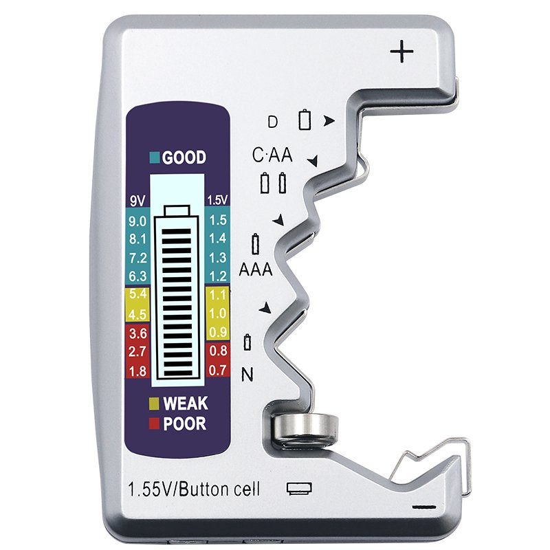 BT886 Digital Battery Tester LCD Display C D N AA AAA 9V 1.5V Button Cell Battery Capacity Check Detector Diagnostic Tool