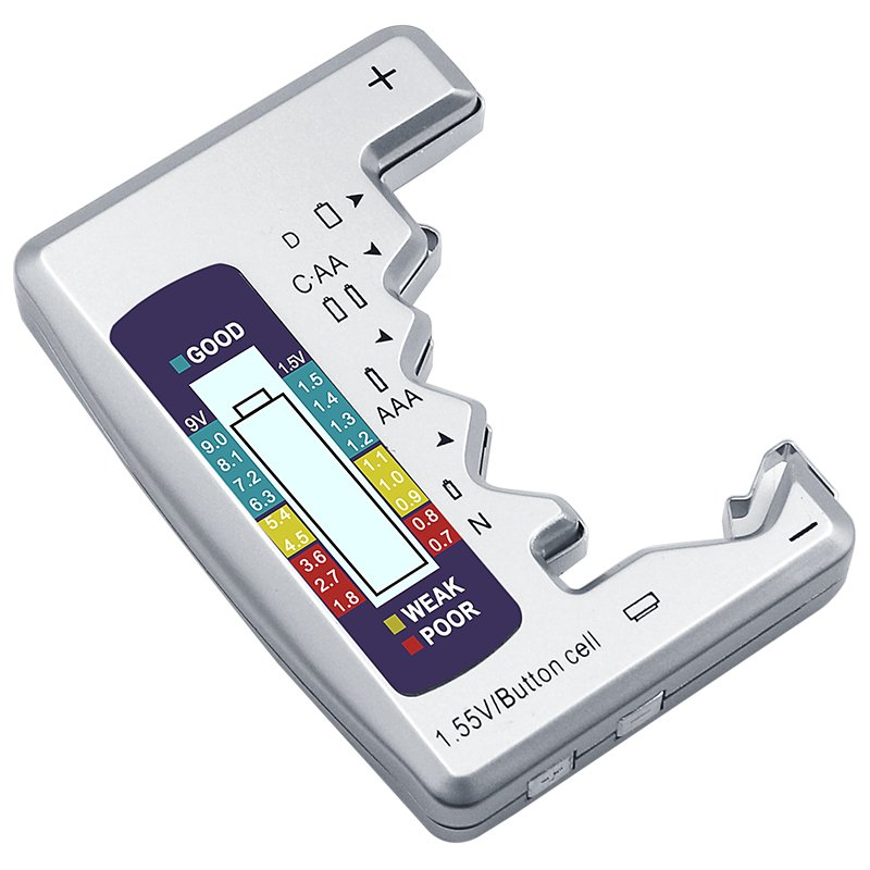 BT886 Digital Battery Tester LCD Display C D N AA AAA 9V 1.5V Button Cell Battery Capacity Check Detector Diagnostic Tool