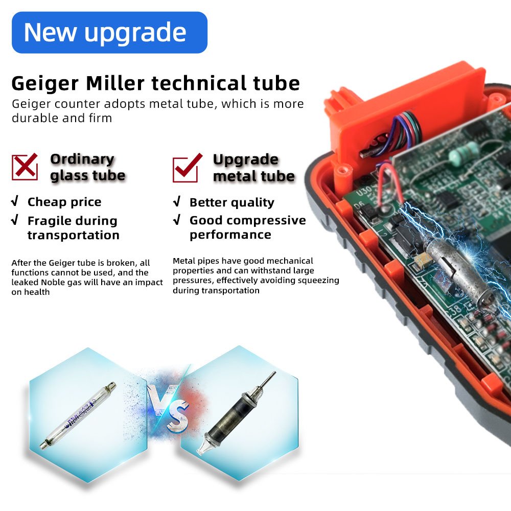 OEM ODM Selling JD3001 geiger counter radiation nuclear electromagnetic radiation tester