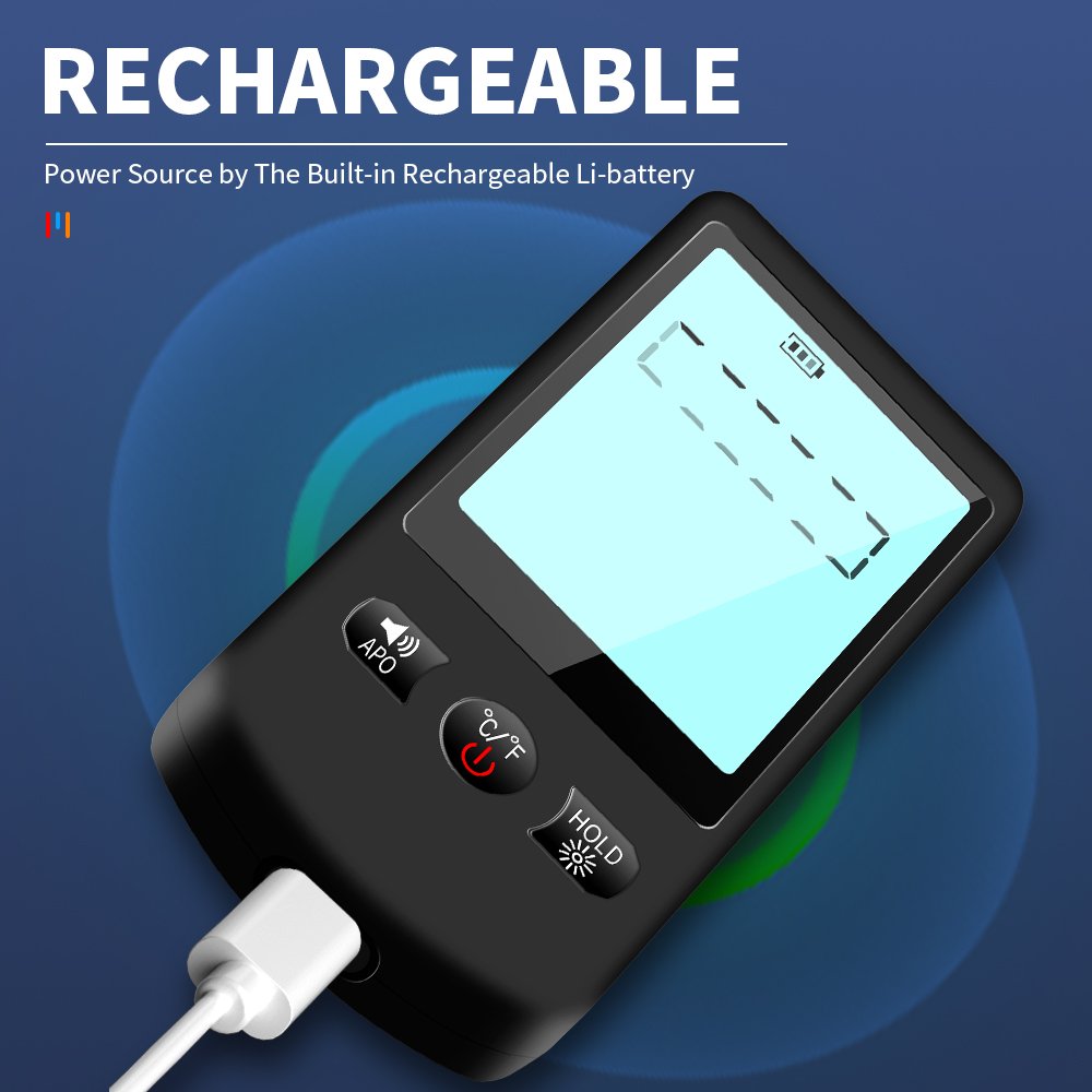 Measurement Range 0~2000V/m 0~100μT Digital EMF Meter Electric Field Meter Magnetic Field Meter Electromagnetic Radiation Tester