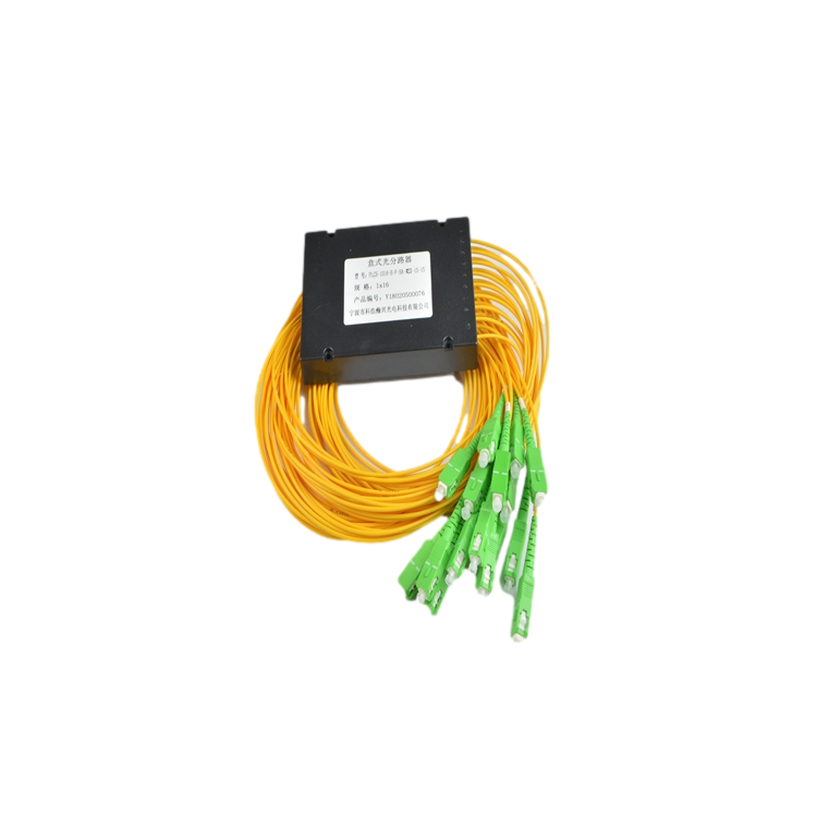 FTTH Fiber Optic PLC Splitter terminal box SC/APC ABS Box Singlemode Fiber Optical splitter SC/UPC PCL Splitter