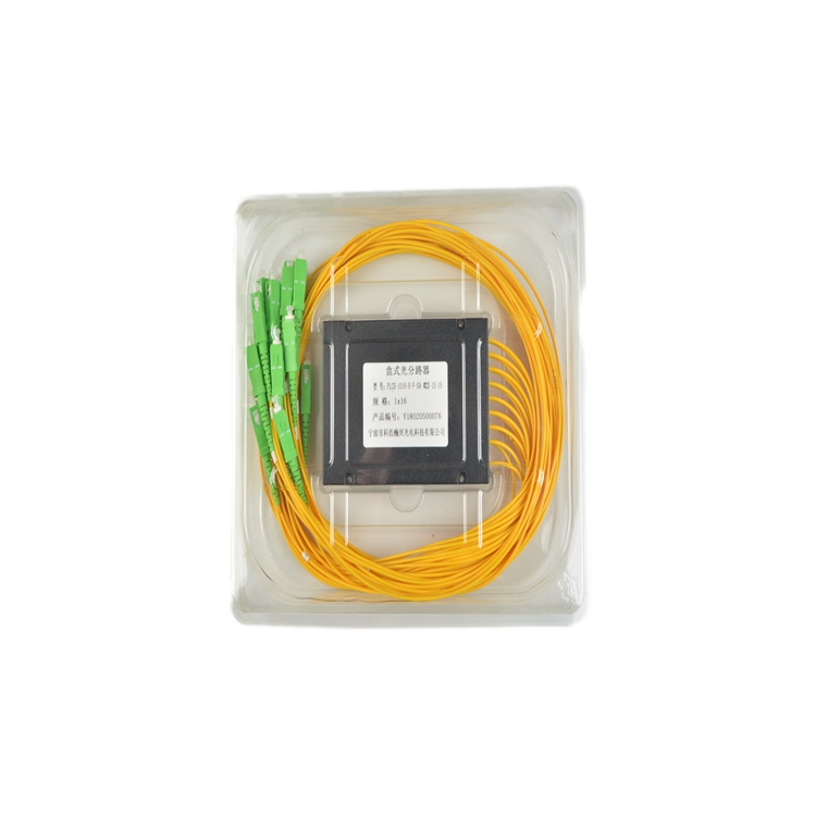 FTTH Fiber Optic PLC Splitter terminal box SC/APC ABS Box Singlemode Fiber Optical splitter SC/UPC PCL Splitter