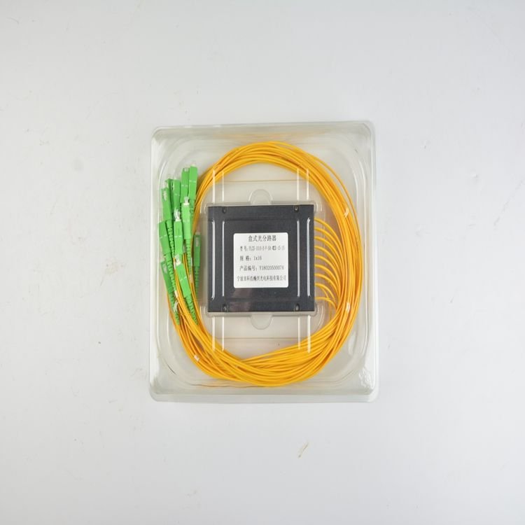 FTTH Fiber Optic PLC Splitter terminal box SC/APC ABS Box Singlemode Fiber Optical splitter SC/UPC PCL Splitter