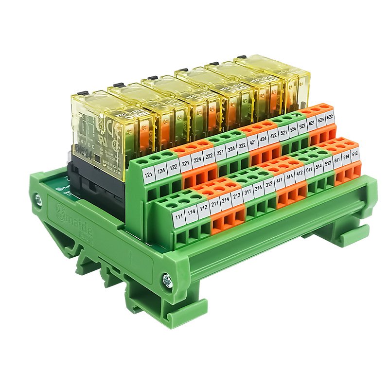 Shimaide 24V Amplifier Board with Four Relay Outputs Two Normally Open Two Normally Closed for PLC PAC & Dedicated Controllers
