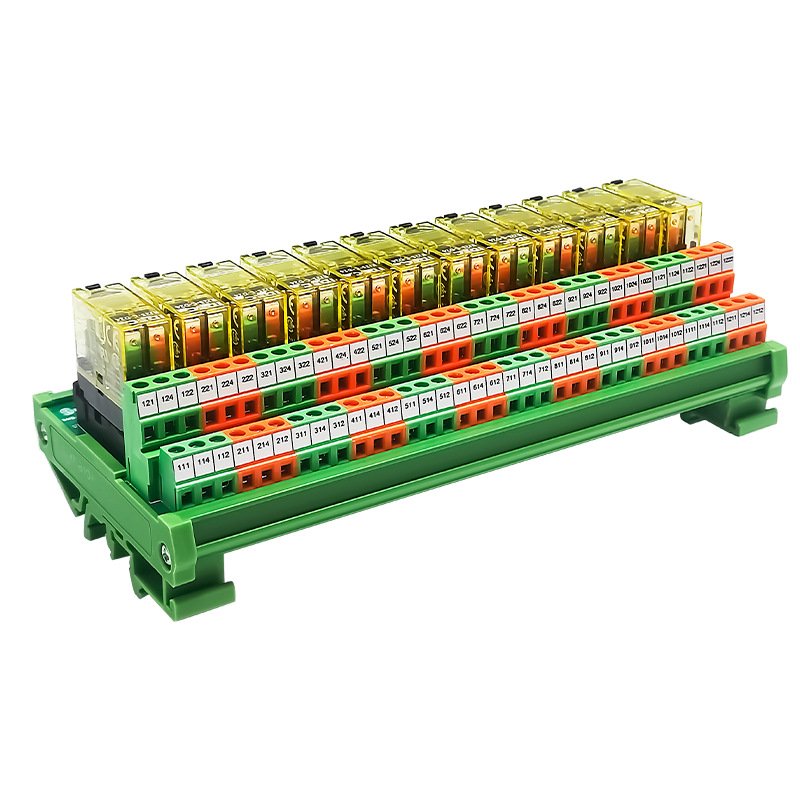 Shimaide 24V Amplifier Board with Four Relay Outputs Two Normally Open Two Normally Closed for PLC PAC & Dedicated Controllers