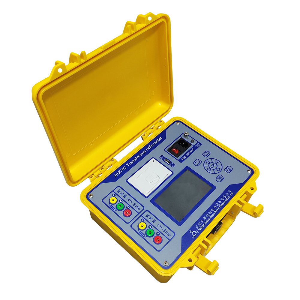 Battery In Spanish/English/Russian Turns Ratio Tester Set Automatic TTR Ratio Group Tester Instrument for Transformer Test