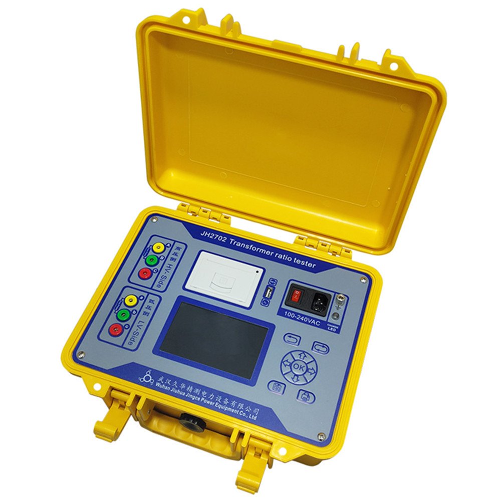 Battery In Spanish/English/Russian Turns Ratio Tester Set Automatic TTR Ratio Group Tester Instrument for Transformer Test
