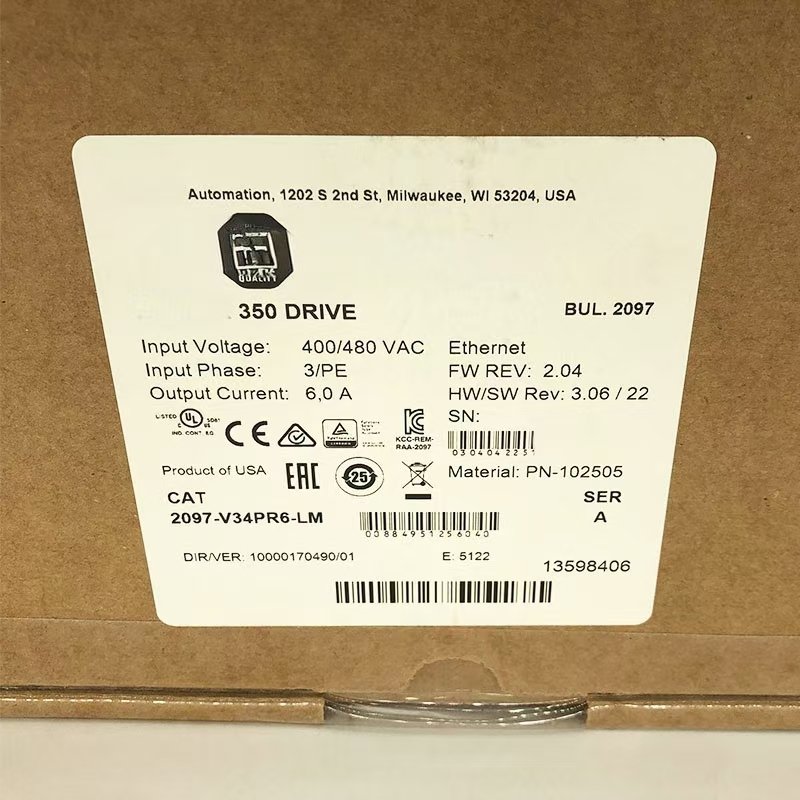 PLC 2097-V34PR6-LM Controller PLC Industrial Automation Programmable Logic Controller PLC Supplier