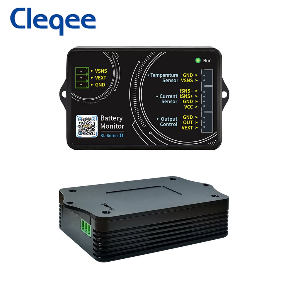 Cleqee KL140F High-precision Bluetooth Coulomb Counter Lithium Battery Car Phosphate Capacity Detector for Motorhome 400A 120V