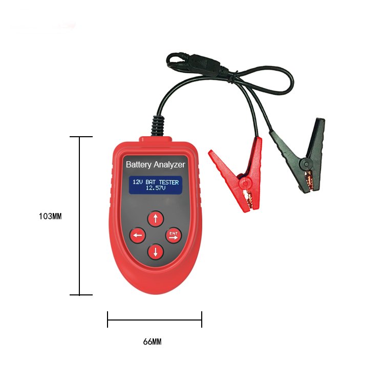 AE1803 Portable mobile automotive digital battery tester 12v