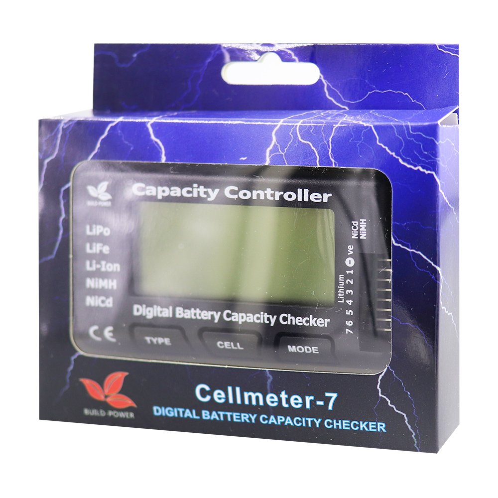 CellMeter7 Cellmeter8 RC CellMeter-7 Digital Battery Capacity Checker LiPo LiFe Li-ion Nicd NiMH Battery Voltage Tester