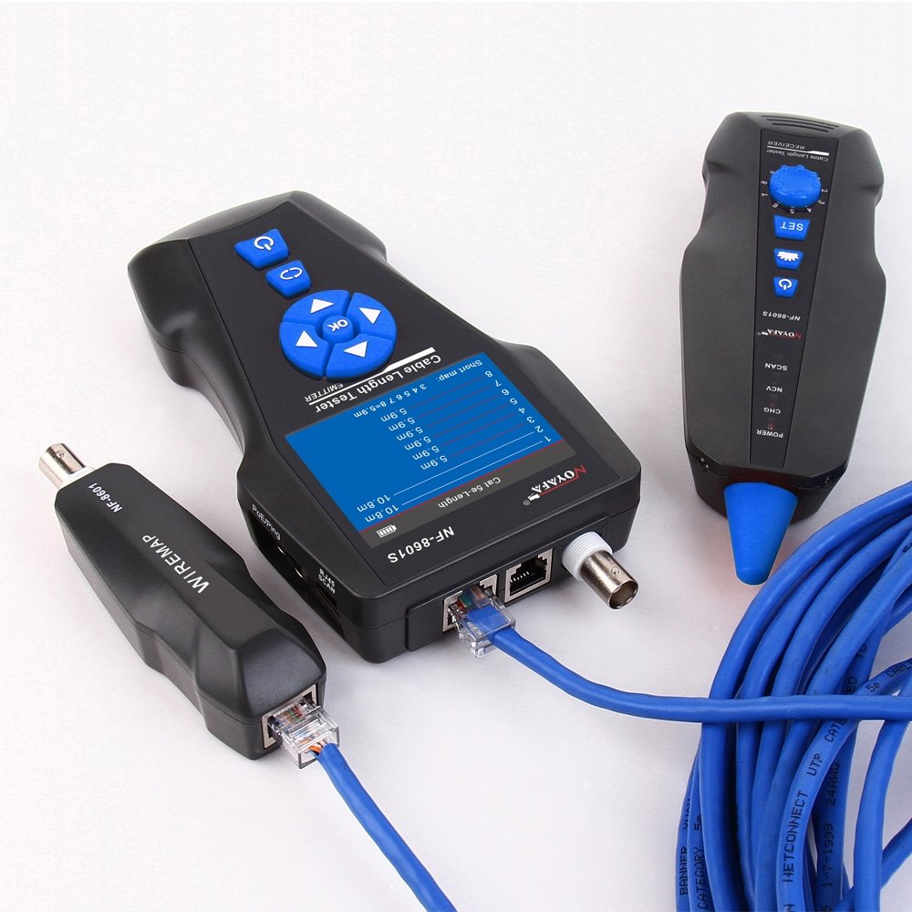 NF-8601S TDR Network Cable Tester with PoE/Port Flash/PING function
