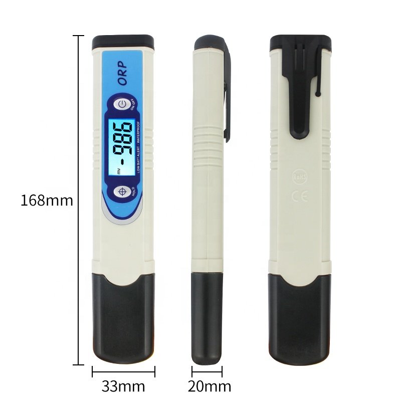 New -1999mv to +1999mv pen type digital redox ORP meter tester/ ORP Temp Meter