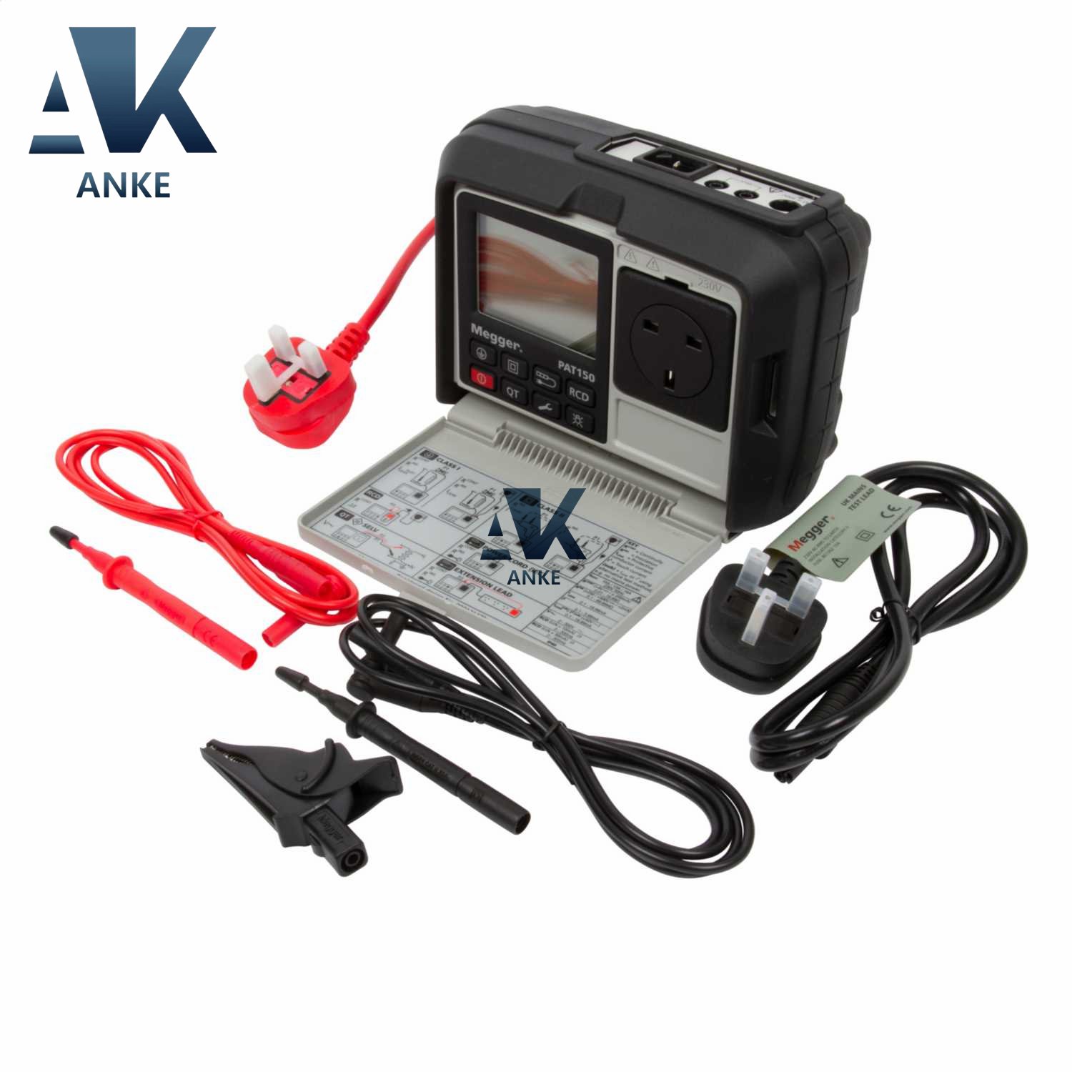 Megger PAT120 PAT150 PAT150R Handheld Portable Multi-Function Electrical Equipment Tester PAT Tester