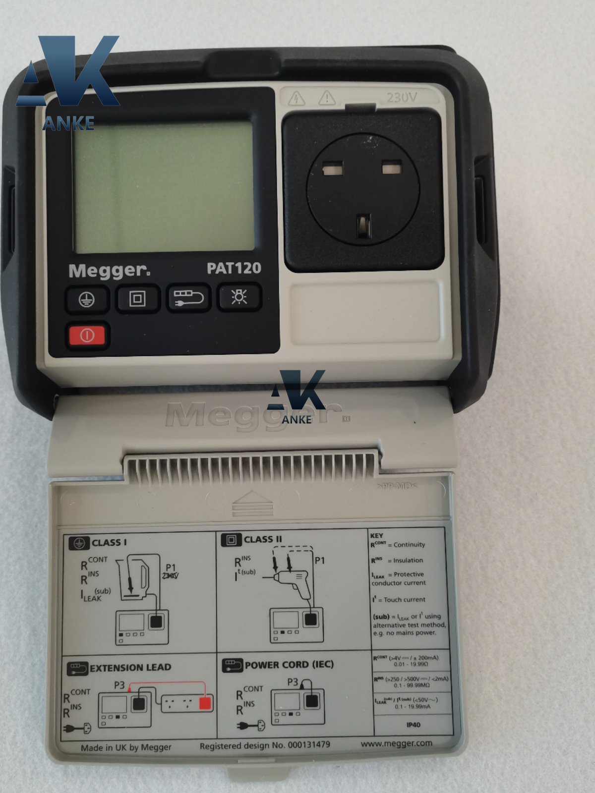 Megger PAT120 PAT150 PAT150R Handheld Portable Multi-Function Electrical Equipment Tester PAT Tester