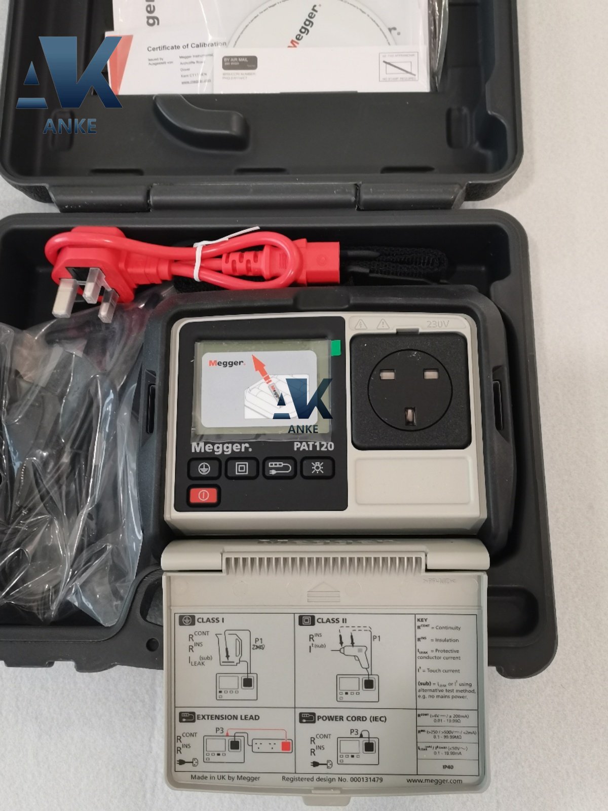 Megger PAT120 PAT150 PAT150R Handheld Portable Multi-Function Electrical Equipment Tester PAT Tester