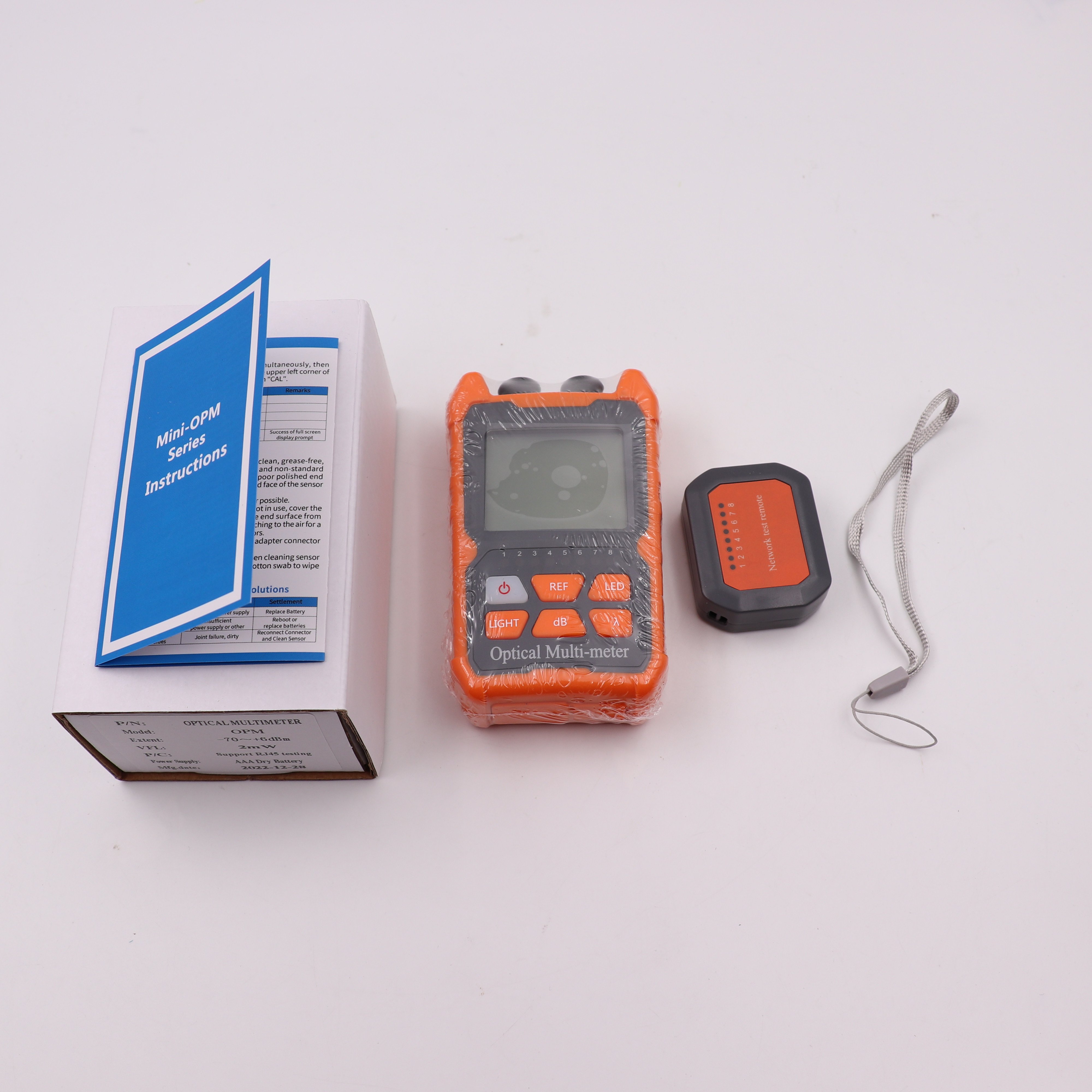 Fiber Optic Test Device OPM NK200 Multi Visual Fault Locator VFL Mini Optical Power Meter With Cable Tracker