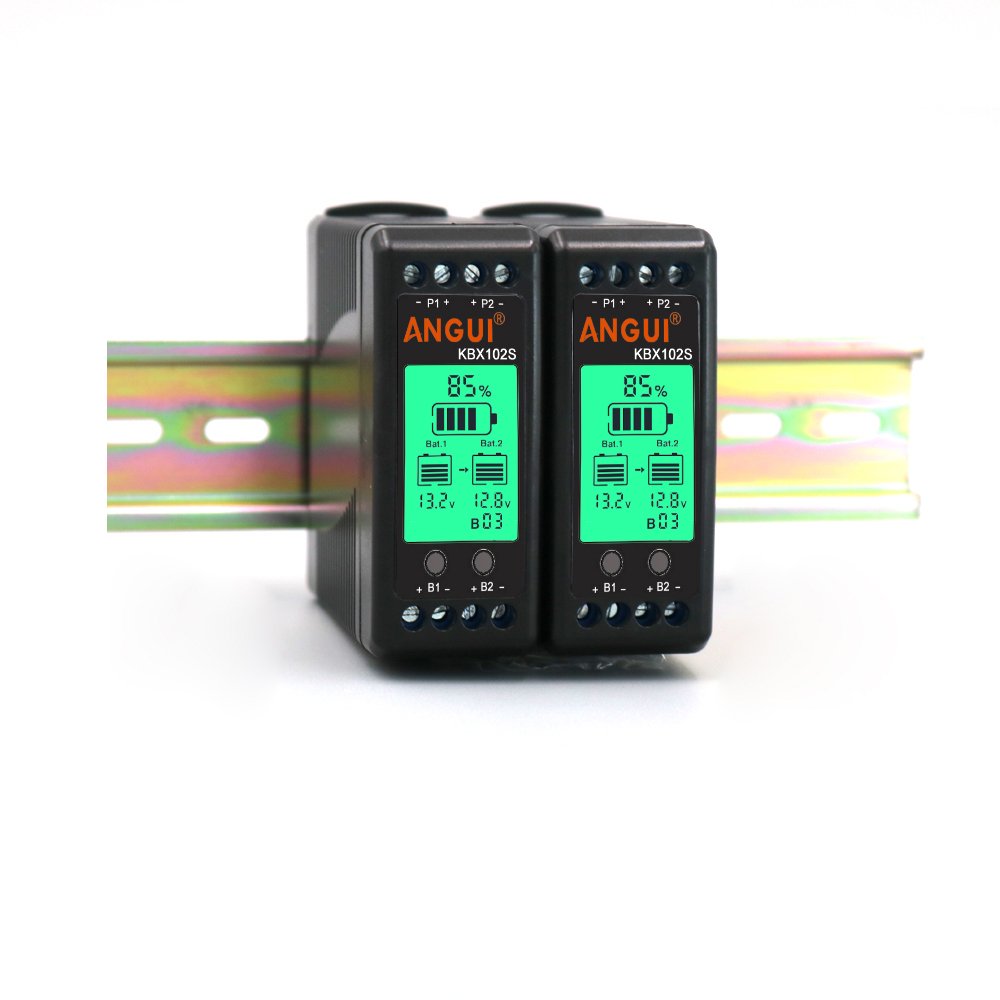 ANGUI Battery Equalizer 10A KBX102S LCD Multi Parallel Connect Rail Voltage Balancer Lead Acid Display Tester 12V 24V 36V 48V