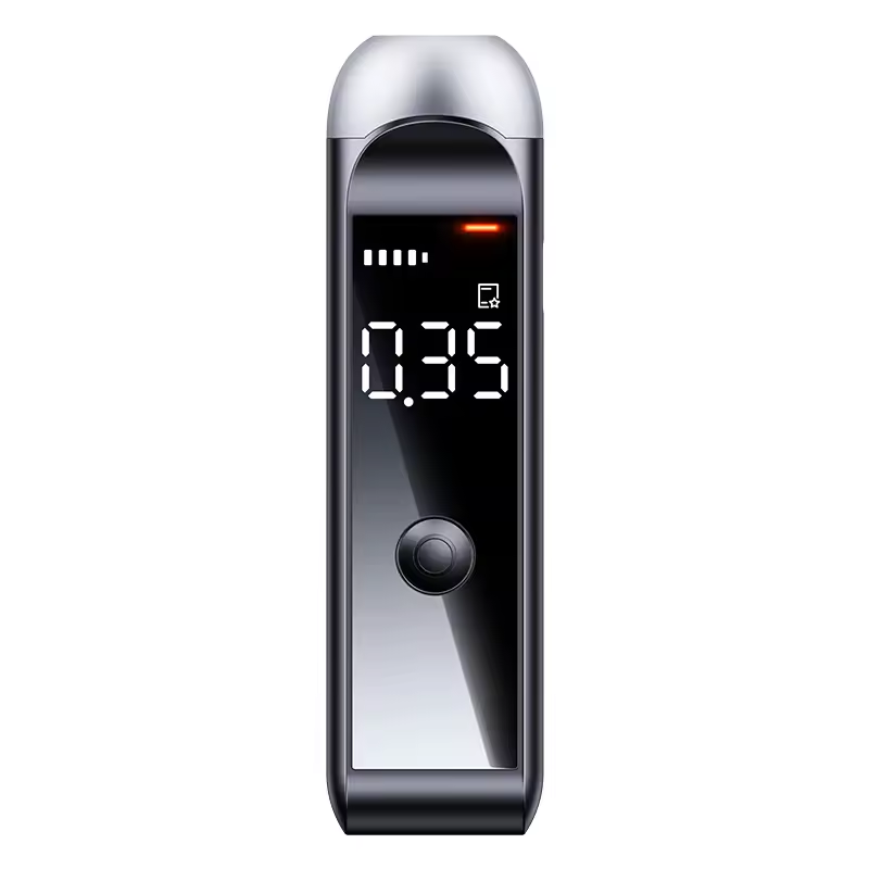 High Capacity Digital Breathalyzer Alcohol Tester Customizable OEM Car Breath Tester