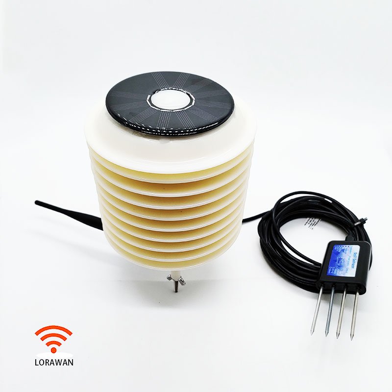 LORAWAN COLLECTOR WITH SOLAR PANEL FOR SOIL GAS AND WATER QUALITY SENSOR