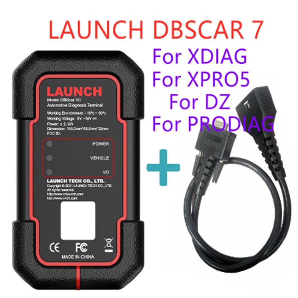 DBSCAR7 for Launch DBSCAR7 Adapter DS401 Bluetooth Connector Bind for Launch X431 V X431 V+ pro3 Diagnosis