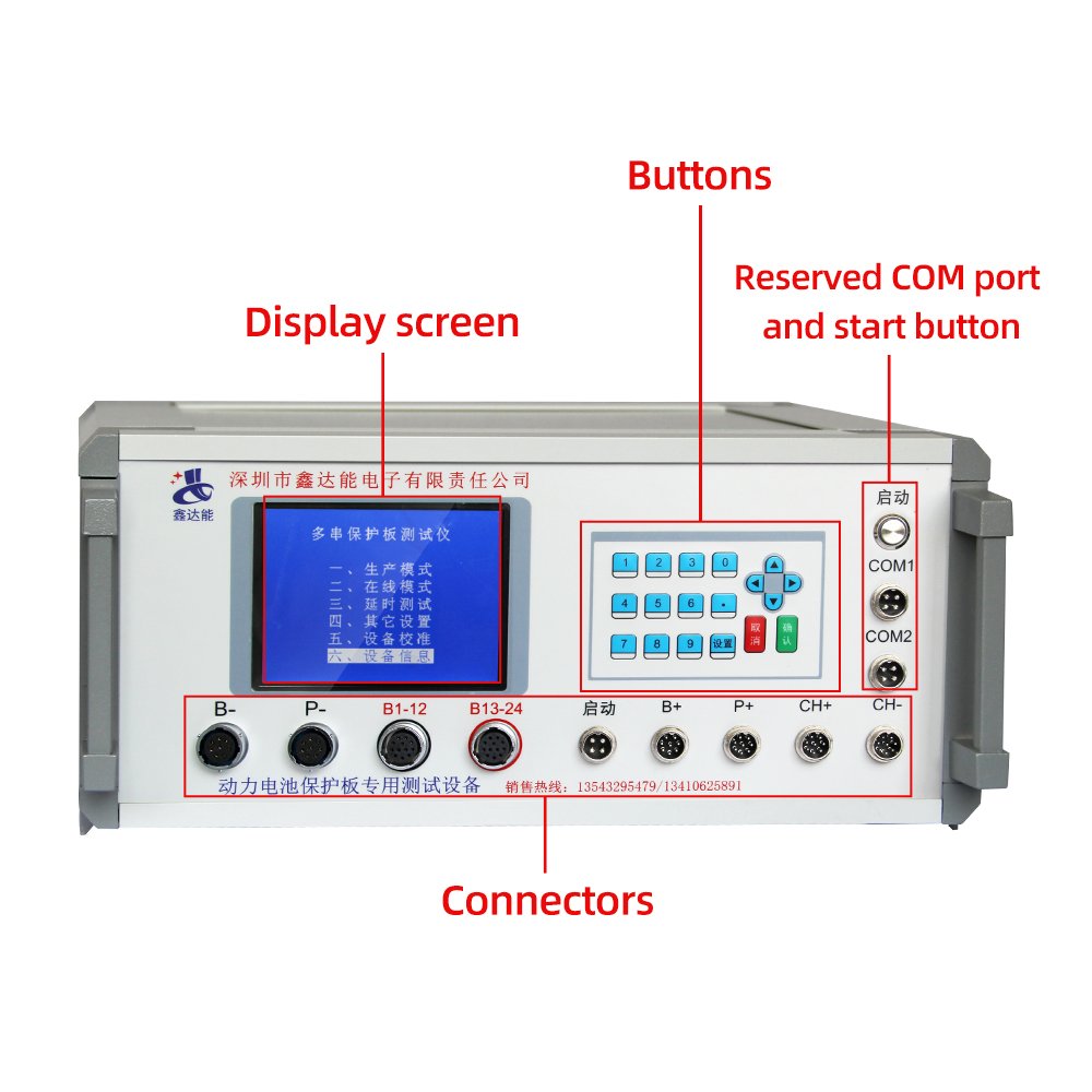 Lithium Battery 1-10 Series High Precision Protection Board BMS Analyzer Testers protection board test instrument equipment
