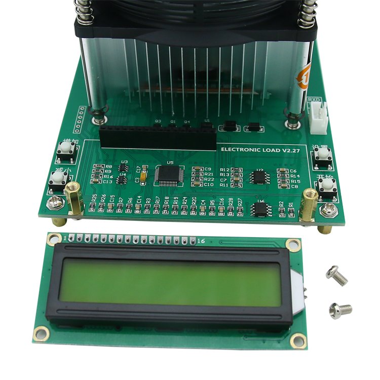 150W Constant Current Electronic Load Board 60V 10A Battery Discharge Capacity Tester 12V 24V 48V 18650 PACK