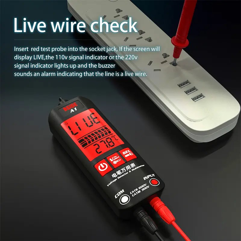 High Precision Fully Automatic Auto Range Multi Meter Digital Multimeter Tester