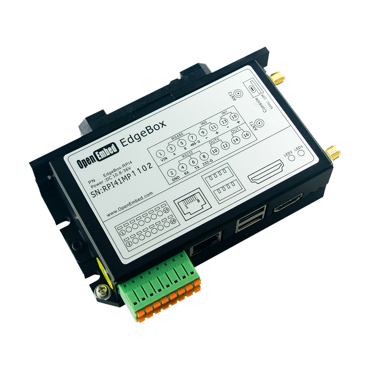 Raspberry pi based rtu wifi 4G I/O modbus PLC controller for Industrial automation control system Edge computing controller
